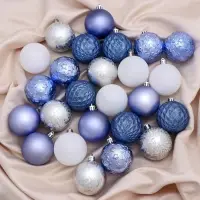 Ёлочные игрушки &laquo;Метелица&raquo; звёздочки, d=6 см, 25 шт., МИКС