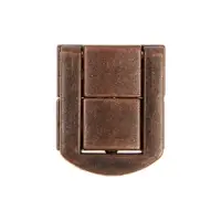 Замок-защелка на ящик ZM01, 2.5×2 см, цвет медь