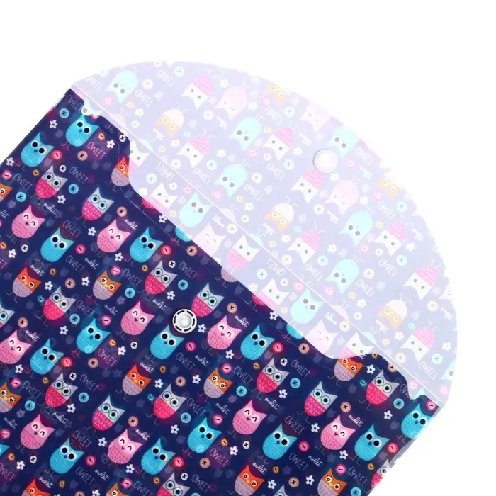 Папка-конверт на кнопке, А5, 180 мкм, МИКС Папка-конверт на кнопке, А5, 180 мкм, МИКС