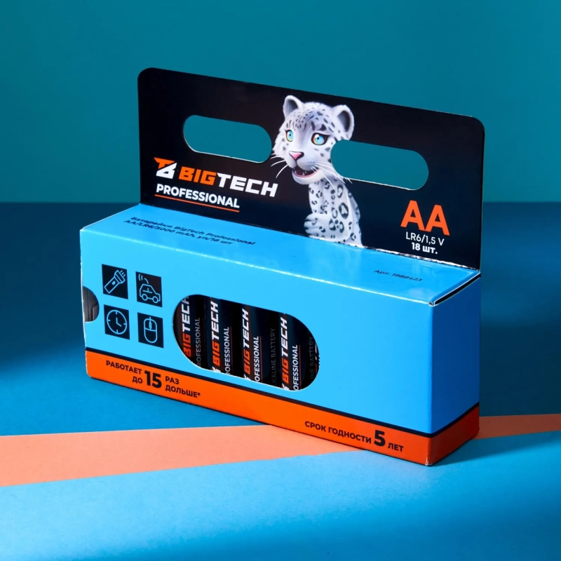 Батарейка BigTech Professional АA/LR6 уп/18шт
