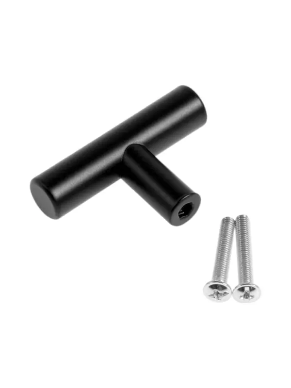 Ручка-кнопка CAPPIO PK332 LIGHT, d=12 мм, цвет черный