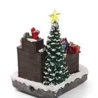 Фигурка светодиодная &laquo;Фабрика игрушек&raquo;, декоративная, 3хАА, музыкальная, USB, LN145, 20.5&times;15.5&times;19.5 см