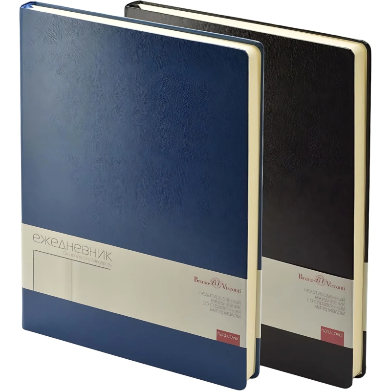 Ежедневник недатированный A4, ,&nbsp; Megapolis&nbsp;&nbsp; черный160л&nbsp; 3-026/02