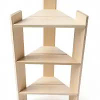 Полка угловая 3 яруса, 3 крючка 74х40х16 см