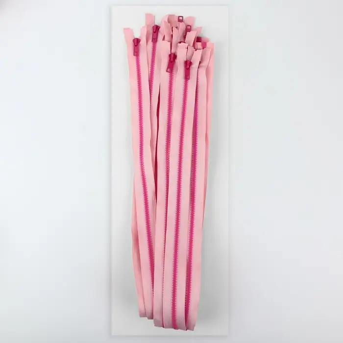 Молния «Трактор», №5, разъёмная, замок автомат, 90 см, розовая Молния «Трактор», №5, разъёмная, замок автомат, 90 см, розовая