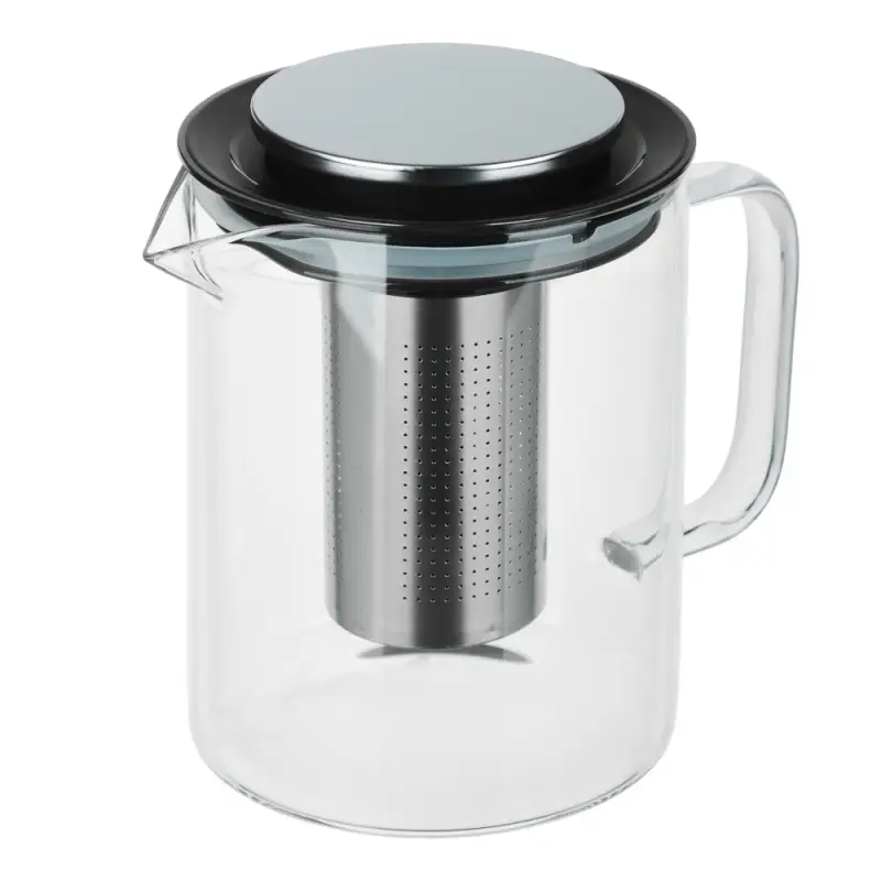 SATOSHI Монблан Чайник заварочный 1200мл, стекло, нерж.сталь