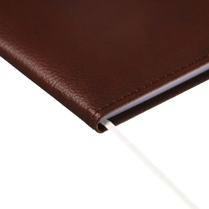 Дневник универсальный для 1-11 класса Dark brown, твёрдая обложка, искусственная кожа, с поролоном, ляссе, 80 г/м2