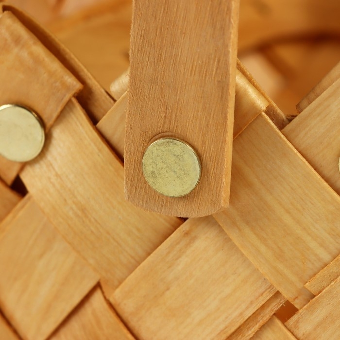 Корзина плетеная, 17 х 13 х 11/23 см, секвойя Корзина плетеная, 17 х 13 х 11/23 см, секвойя