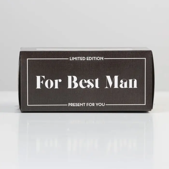 Коробка для макарун, кондитерская упаковка «For best man»,12 х 5.5 х 5.5 см Коробка для макарун, кондитерская упаковка «For best man»,12 х 5.5 х 5.5 см