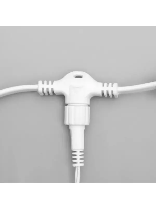 Гирлянда &laquo;Занавес&raquo; 2&times;6 м, IP44, УМС, белая нить, 1440 LED, свечение синее, 220 В