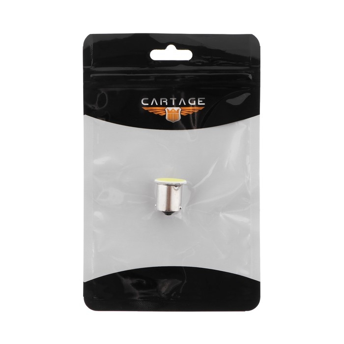 Автолампа светодиодная Cartage, P21W-1156, 12 В, COB, свет белый Автолампа светодиодная Cartage, P21W-1156, 12 В, COB, свет белый