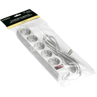 Сетевой фильтр ExeGate SP-5-10W 5р/10м, 10А/2,2кВт, белый(EX279182RUS)