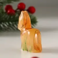 Сувенир Лошадка малая, 6х5,5 см, селенит