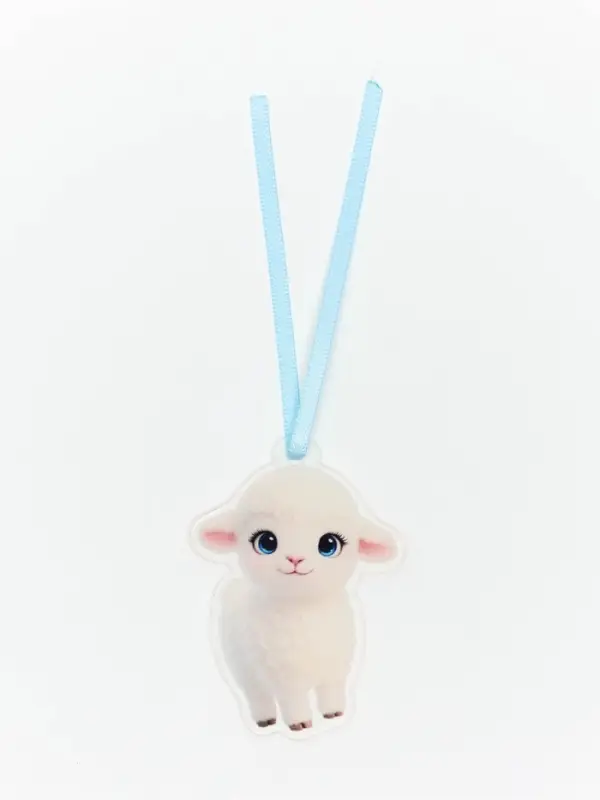 Елочная игрушка, акрил, 4.2&times;6 см &laquo;Барашек&raquo;