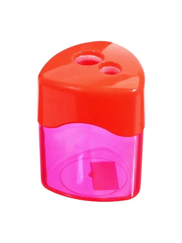 Точилка Calligrata &laquo;Классика&raquo;, двойная, с контейнером, МИКС