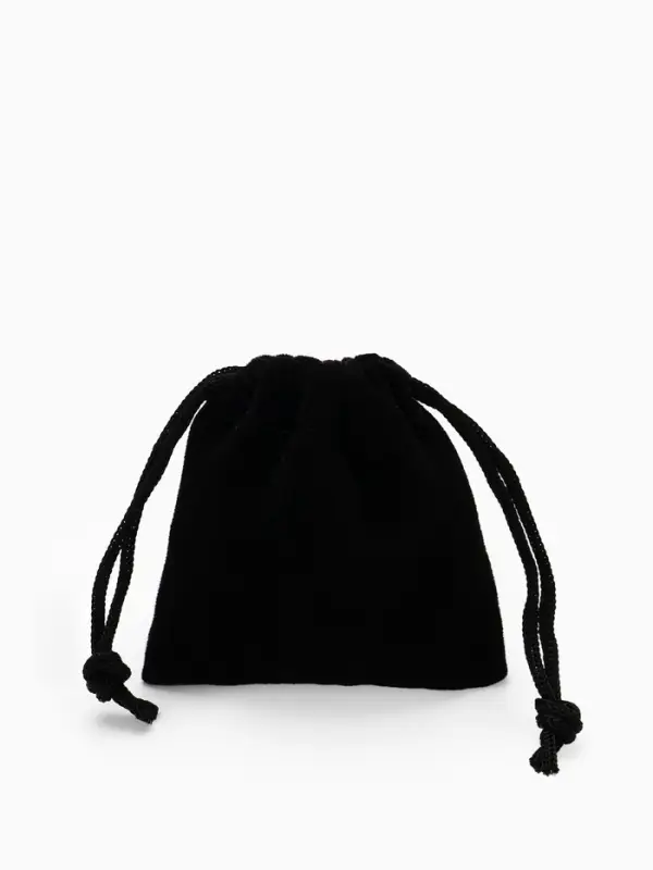 Набор мешочков подарочных 50шт. бархатный, 5,5*5,5, цвет чёрный (9911271)