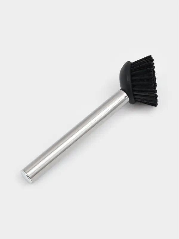 Дозатор для моющего средства Доляна &laquo;Милитари&raquo;, 370 мл, с губкой и щёткой, чёрный