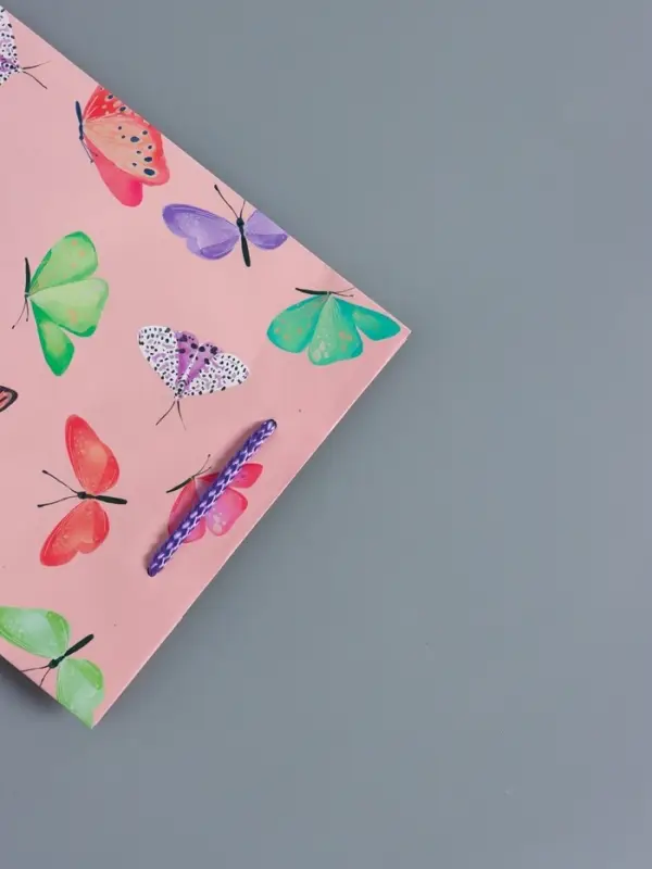 Пакет подарочный "Крылья счастья" ламинированный 18 х 22,3 х 10 см