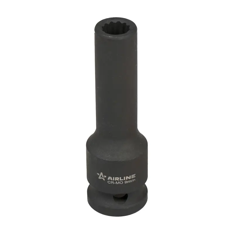 Головка ударная торцевая 1/2"DR двенадцатигранная 9мм, L=78мм