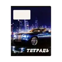 Тетради 10 штук, 24 листа в линию Calligrata Street racing, обложка мелованный картон, ВД-лак, блок офсет, 5 видов по 2 штуки