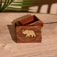 Шкатулка &laquo;Слоник&raquo;, 7.5&times;5&times;3.3 см, дерево шишам