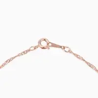 Гарнитур 3 предмета: серьги, кулон, кольцо безразмерное &laquo;Эдель&raquo;, овал, ярко-розовые в золоте, 45 см