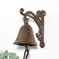 Колокол сувенирный чугун "Растительный узор" 10,5х11,8х7 см