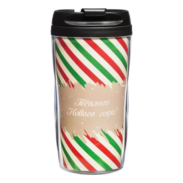 Термостакан, 300 мл Термостакан, 300 мл "Теплого нового года", для напитков