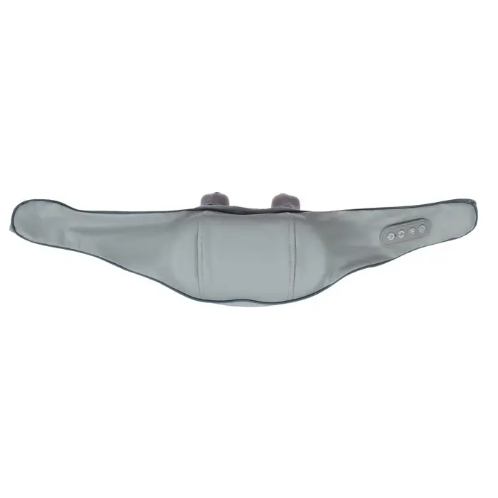Массажёр для спины и шеи LEM-29, наплечный, ИК подогрев, серый
