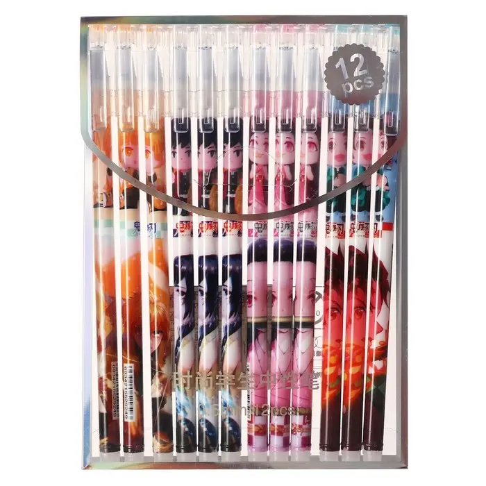 Ручка гелевая со стираемыми чернилами Calligrata, 0.5 мм, стержень синий, «Аниме», МИКС Ручка гелевая со стираемыми чернилами Calligrata, 0.5 мм, стержень синий, «Аниме», МИКС