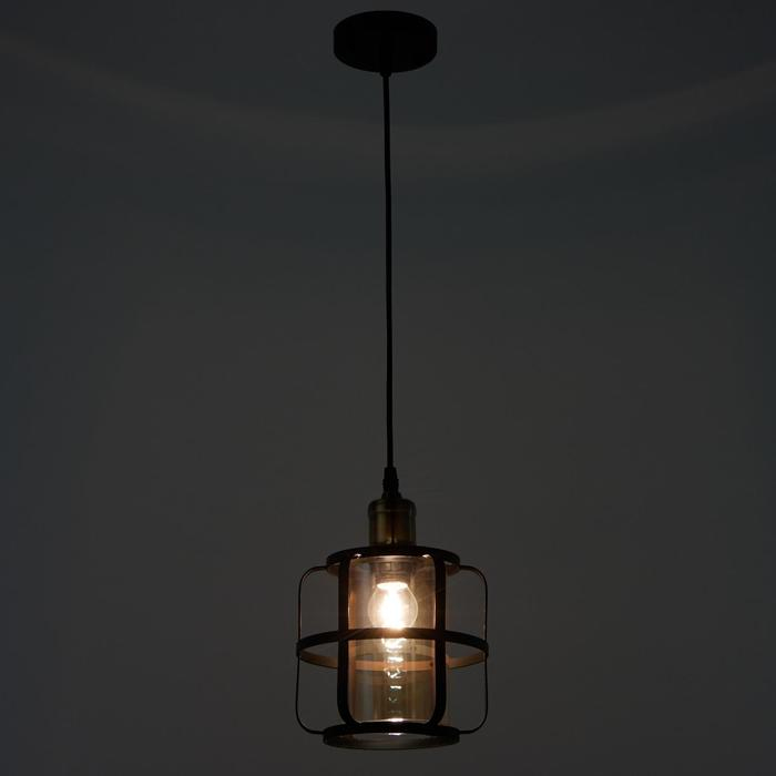 Светильник BayerLux 88305/1 E27 40Вт черный 18х18х25-125 см