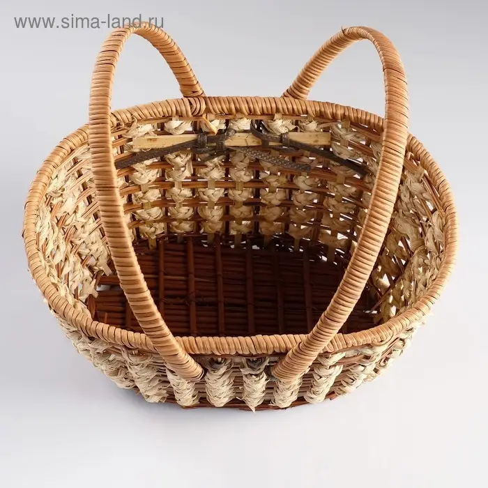 Корзина плетеная &laquo;Пикник&raquo;, 20&times;33&times;18/33, ротанг