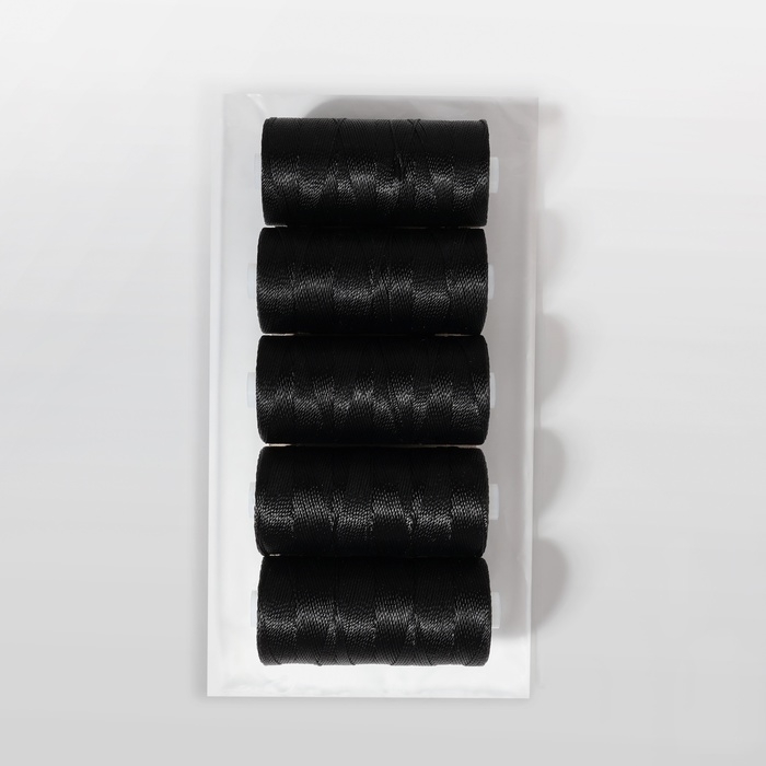 Нитки 3К, 200 м, цвет чёрный №6818, цена за 1 штуку Нитки 3К, 200 м, цвет чёрный №6818, цена за 1 штуку