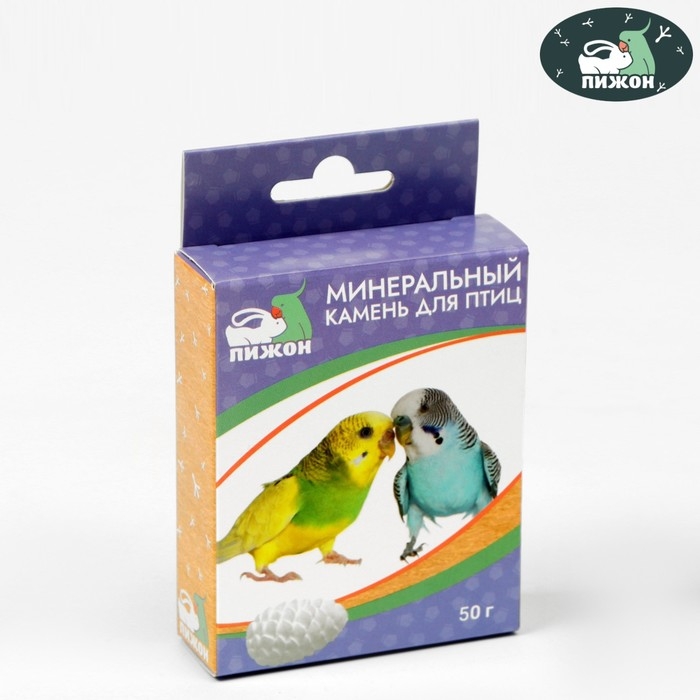 Минеральный камень  Минеральный камень "Пижон" для птиц, шишка, 50 г