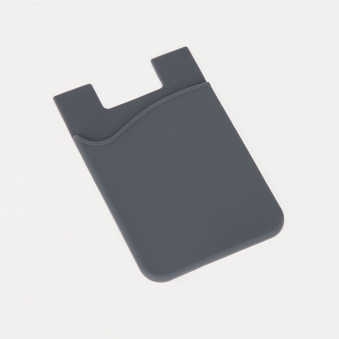 Картхолдер на телефон, цвет тёмно-серый Картхолдер на телефон, цвет тёмно-серый