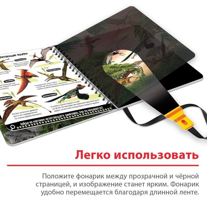 Секретная книга с волшебным фонариком «Диноленд», 22 стр. Секретная книга с волшебным фонариком «Диноленд», 22 стр.