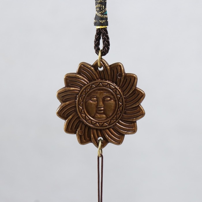 Музыка ветра металл Музыка ветра металл "Солнце" 3 колокольчика 35 см