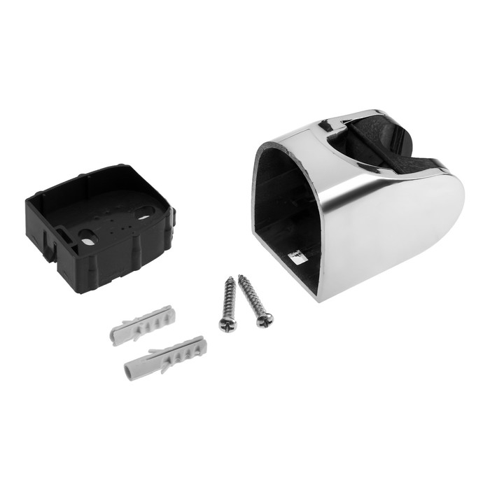 Держатель для душевой лейки ZEIN Z83, регулируемый, скрытый монтаж, пластик, хром Держатель для душевой лейки ZEIN Z83, регулируемый, скрытый монтаж, пластик, хром