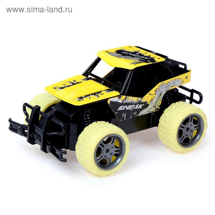 Джип радиоуправляемый «Багги», 1:18, работает от батареек, МИКС Джип радиоуправляемый «Багги», 1:18, работает от батареек, МИКС