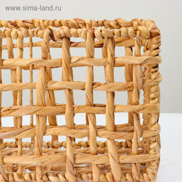 Корзина плетеная, 35х20х20, камыш