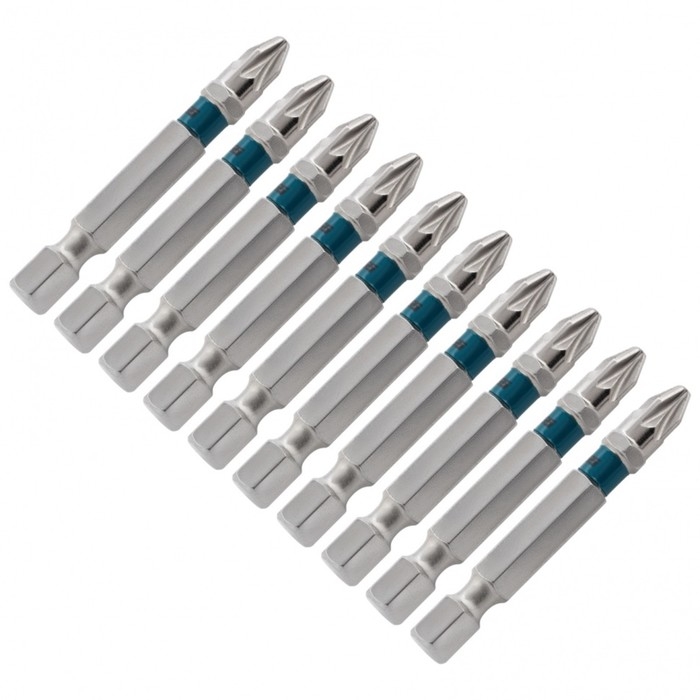 Набор бит РZ2х50 Gross, сталь S2 (набор 10шт) Набор бит РZ2х50 Gross, сталь S2 (набор 10шт)