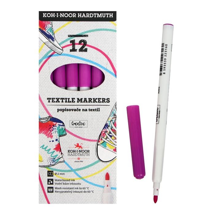 Маркер для ткани 3.0 мм Koh-I-Noor 3203/15, длина письма 500 м, фиолетовый Маркер для ткани 3.0 мм Koh-I-Noor 3203/15, длина письма 500 м, фиолетовый