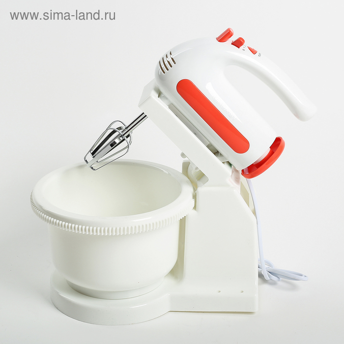 Миксер ENERGY EN-273, стационарный, 200 Вт, 1.5 л, 5 скоростей, бело-красный Миксер ENERGY EN-273, стационарный, 200 Вт, 1.5 л, 5 скоростей, бело-красный
