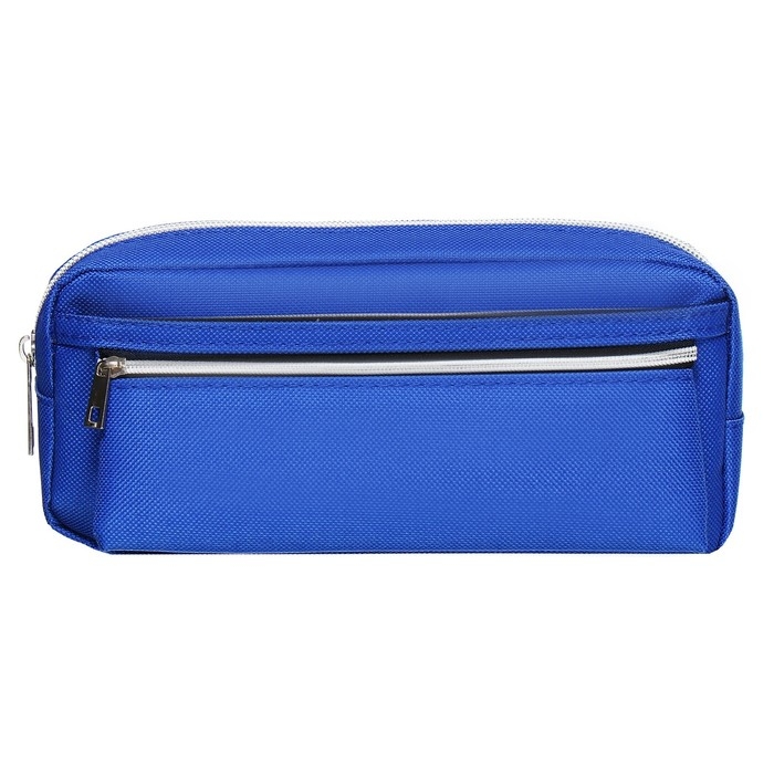 Пенал мягкий 3 отделения, 130 х 210 х 100 мм, объёмный, Calligrata, синий Пенал мягкий 3 отделения, 130 х 210 х 100 мм, объёмный, Calligrata, синий