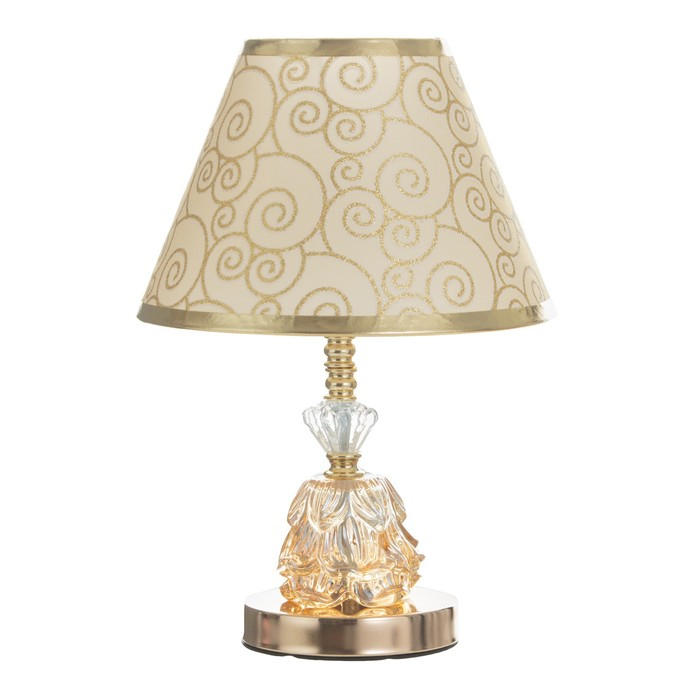 Лампа настольная Лампа настольная "Арабис" E27 40W низ с подсветкой 22,5х22,5х33,5 см RISALUX