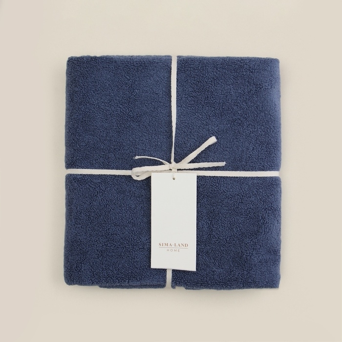 Коврик махровый SL HOME: Basic "Ривьера" 50х70 см, 100% хлопок, 730 г/м2