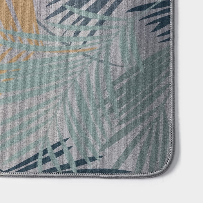 Коврики для ванной и туалета Доляна «Тропики», 2 шт: 50×80 см, 40×50 см Коврики для ванной и туалета Доляна «Тропики», 2 шт: 50×80 см, 40×50 см