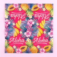 Салфетки бумажные Aloha, 25 × 25 см, в наборе 20 шт.