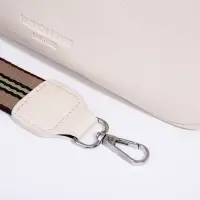 Сумка женская кросс-боди на молнии, 25&times;8.5&times;14 см, белая