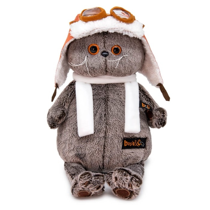 Мягкая игрушка «Басик в шлеме и шарфе», 19 см Мягкая игрушка «Басик в шлеме и шарфе», 19 см